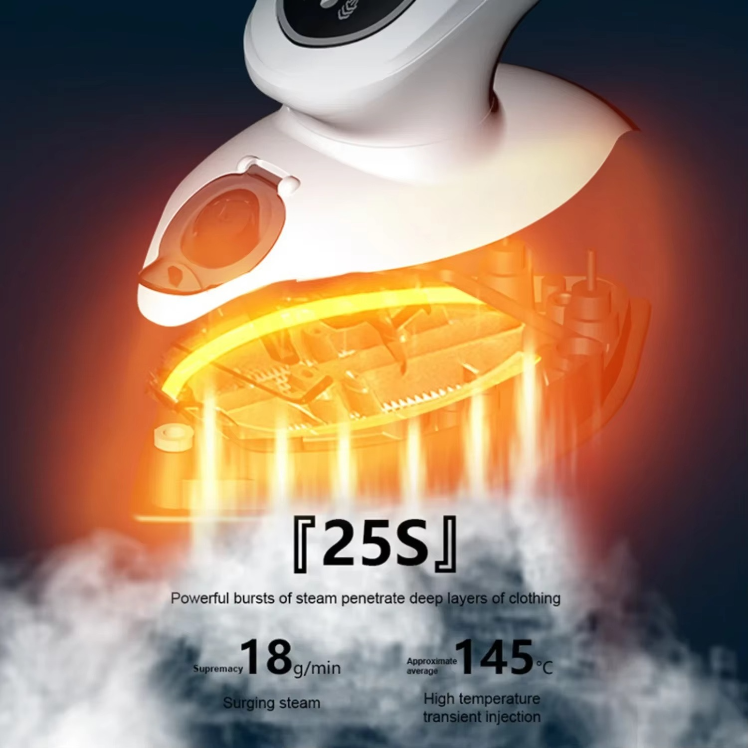 Handheld 1100W Garment Steamer Iron Portable Steam Cleaner for Cloth Home Electric Hanging Mite Removal Steamer Garment EU/US