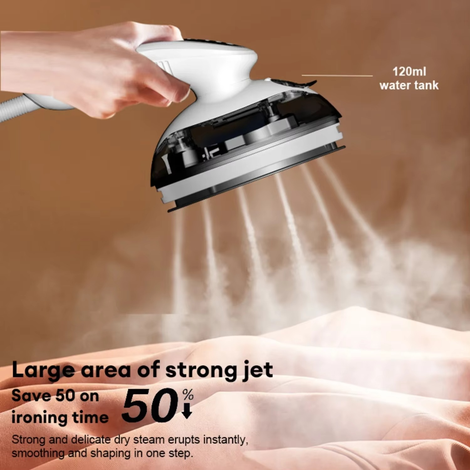 Handheld 1100W Garment Steamer Iron Portable Steam Cleaner for Cloth Home Electric Hanging Mite Removal Steamer Garment EU/US