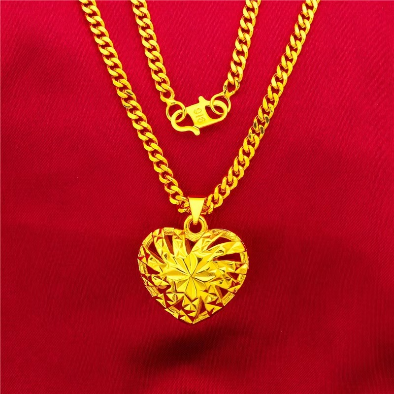 24K Gold S-Clasp Flat Chain | AU999 Pure Gold, 3mm ultra-thin flat design, 50cm length, mirror finish, perfect for layering