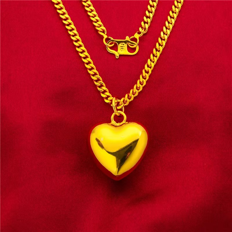 24K Gold S-Clasp Flat Chain | AU999 Pure Gold, 3mm ultra-thin flat design, 50cm length, mirror finish, perfect for layering