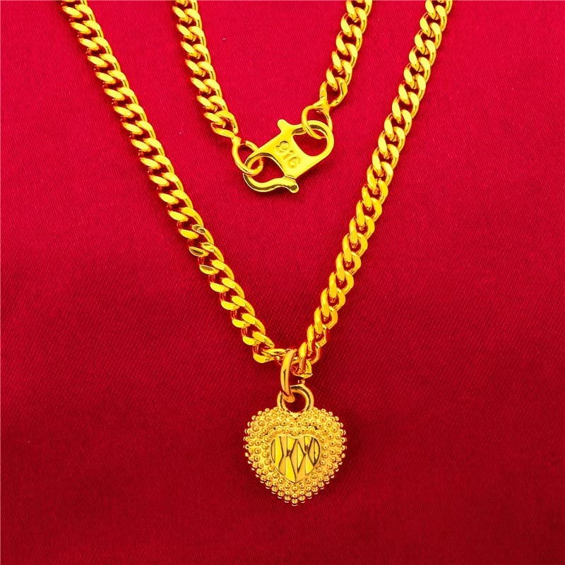 24K Gold S-Clasp Flat Chain | AU999 Pure Gold, 3mm ultra-thin flat design, 50cm length, mirror finish, perfect for layering
