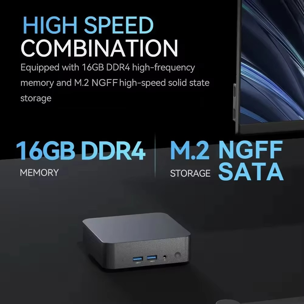 2025 Windows 11 Intel Core i9 8950HK Desktop PC i3 6100 Pocket Computer 16GB RAM 1TB 2TB SSD M.2 minipc 60Hz 1000M Ethernet
