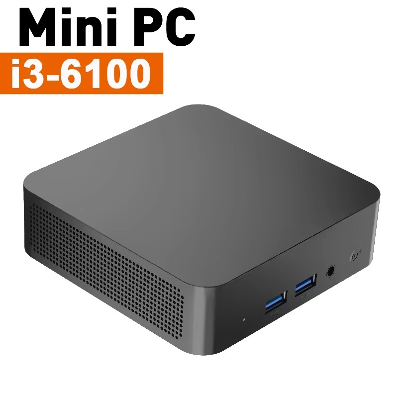 2025 Windows 11 Intel Core i9 8950HK Desktop PC i3 6100 Pocket Computer 16GB RAM 1TB 2TB SSD M.2 minipc 60Hz 1000M Ethernet
