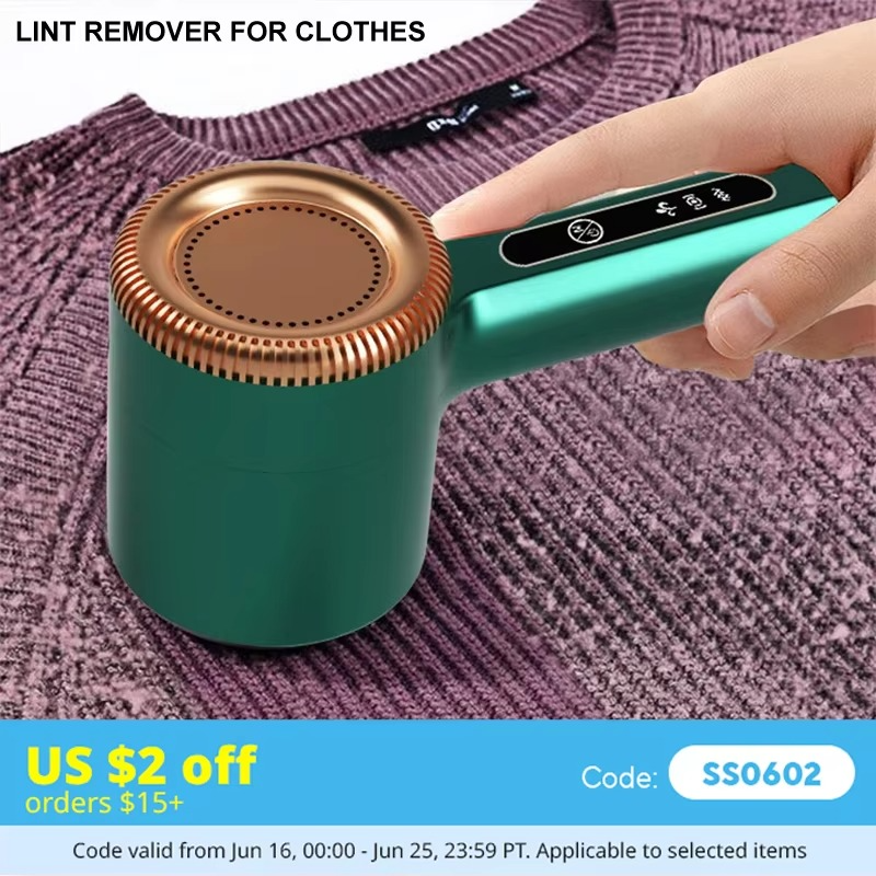 Lint Remover For Clothes Usb Electric Rechargeable Hair Ball Trimmer Fuzz Clothes Sweater Shaver Reels Removal Device