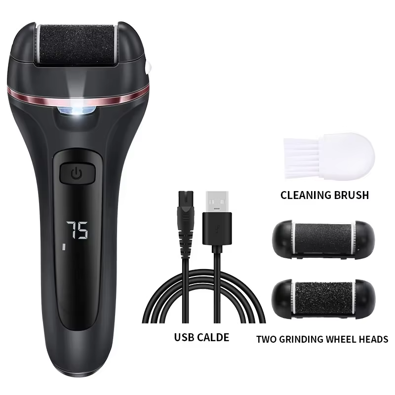 Rechargeable Electric Foot Grinder - USB Powered Callus Remover with Adjustable Speeds, for Men & Women's Pedicure and Self-Care