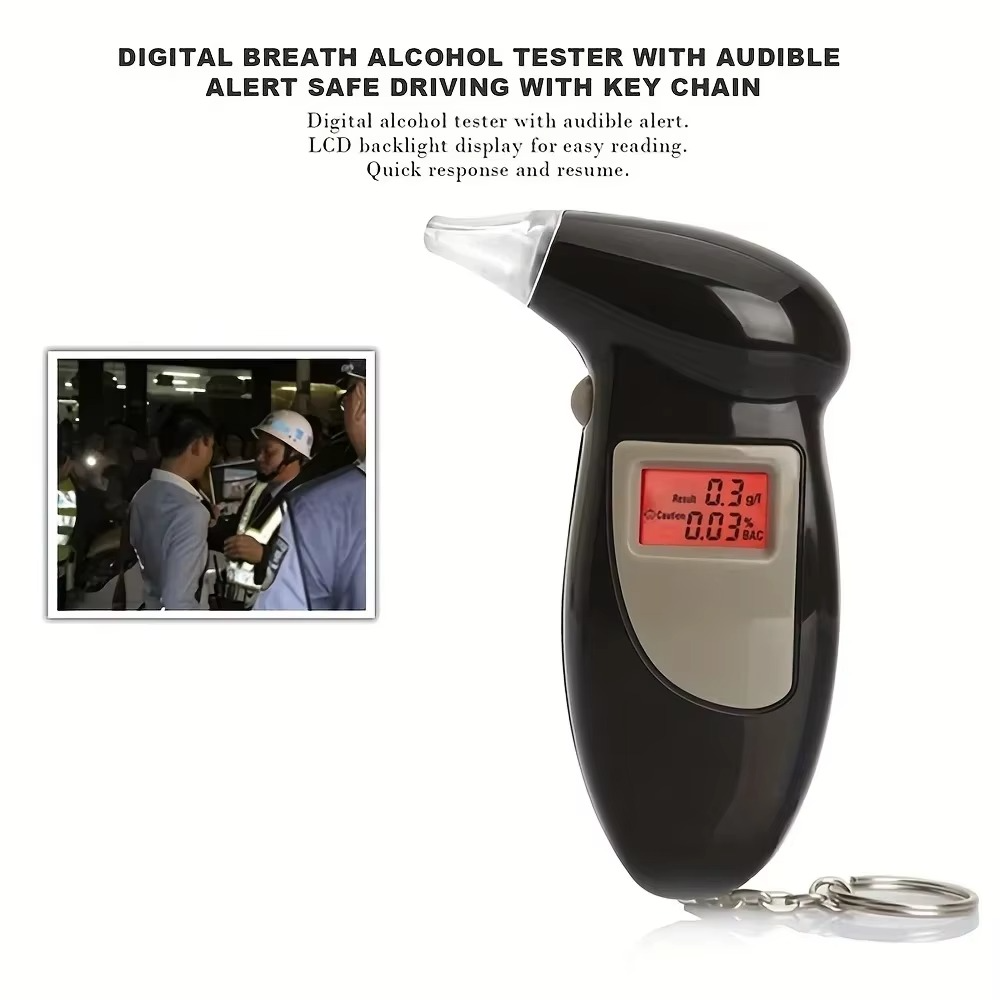 Accurately Test Your Blood Alcohol Content with this Digital Breath Alcohol Tester!