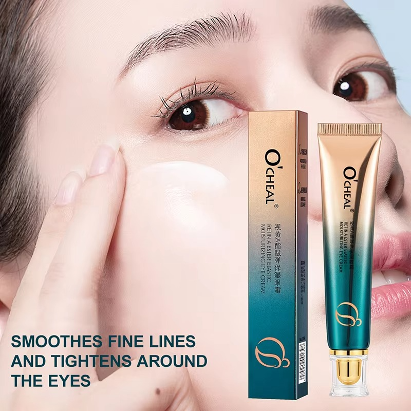 OCHEAL Eye Moisturizing Cream Fades Fine Lines Anti Dark Circles Eye Serum Remove Eye Bag Puffiness Anti-Aging Firmness Eye Care