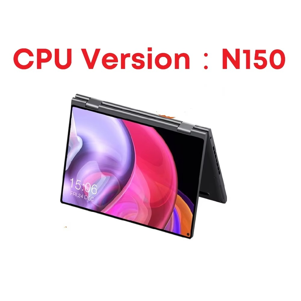 HUWI MiniBook X Laptop Tablet 2 In 1 Intel N150 CPU 10.51" FHD IPS Screen 12GB LPDDR5 512G SSD Windows 11 Notebook 1200*1920