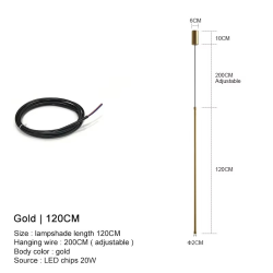 Modern straight LED Chandelier hanging light fixtures for dining room Black island Pendant Lights bedroom Background Lamp