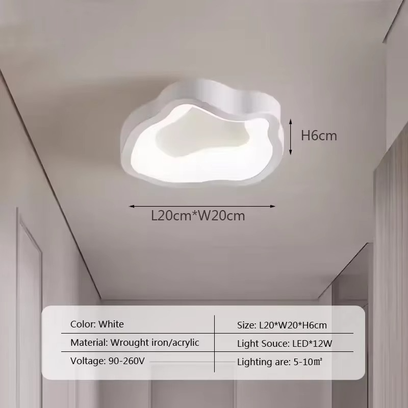Nordic LED Ceiling Lamp For Living Dining Room Bedroom Aisle Cloakroom Balcony Ceiling Chandelier Indoor Decor Lighting Fixtures