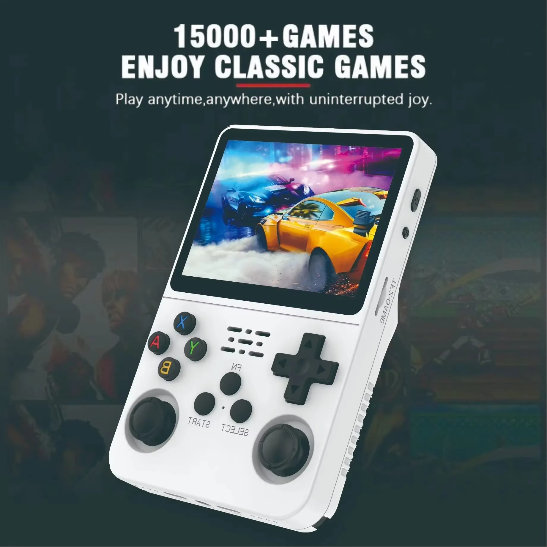 R36S Retro Handheld Video Game Console 3.5 Inch IPS Screen 128GB Portable Pocket Player with Linux System Games Boy Gift
