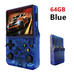 R36S Retro Handheld Video Game Console 3.5 Inch IPS Screen 128GB Portable Pocket Player with Linux System Games Boy Gift