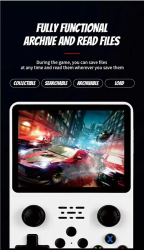 R36s new handheld game console open source Linux 3.5-inch IPS screen handheld 128GB video player Xmas Gift