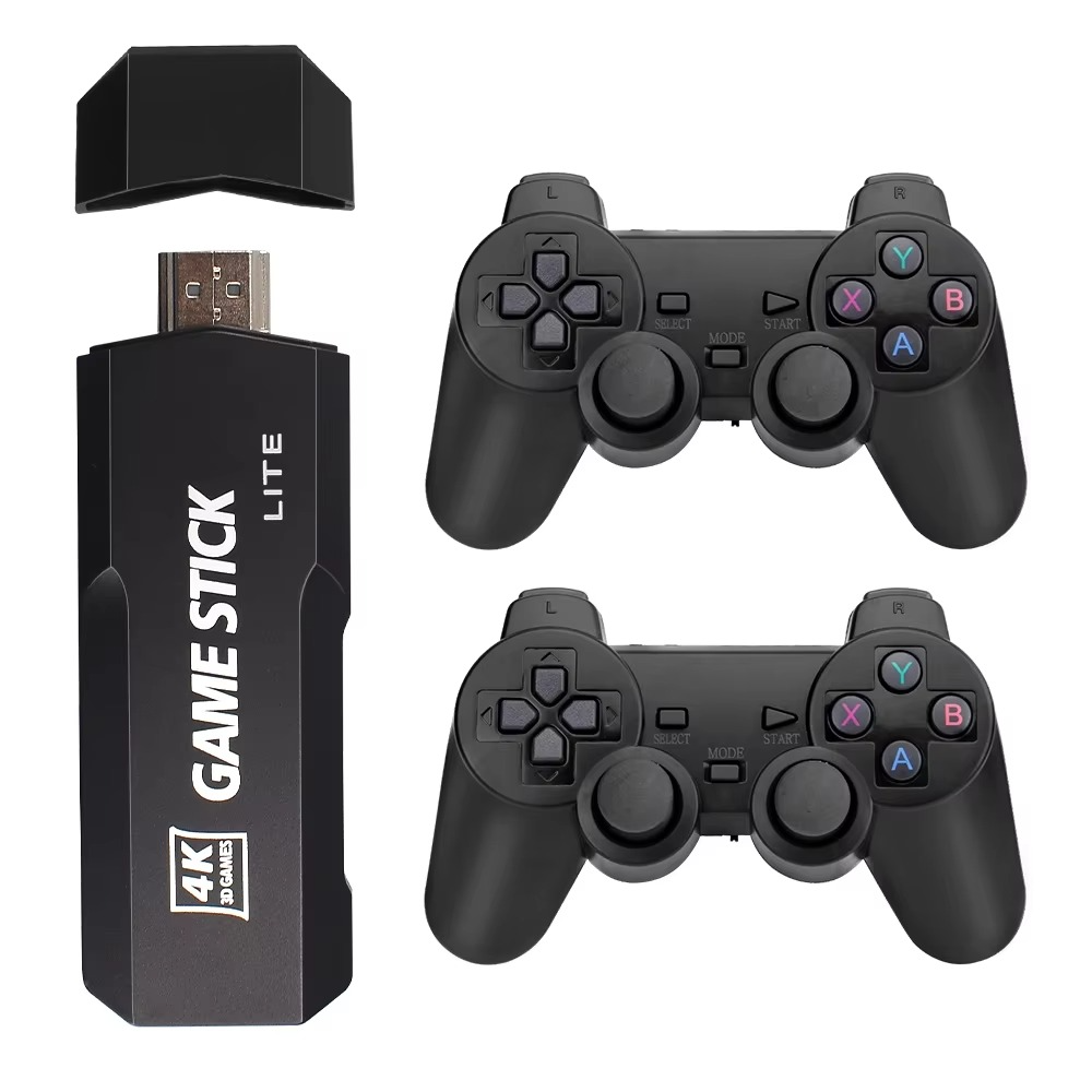GD10 Game Stick 256G 4K HD Video Game Console Double Wireless 2.4G Controller Retro Console 58000 Games For PSP Christmas Gift