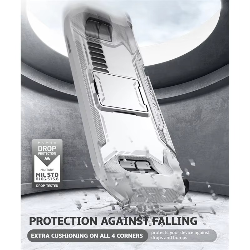 For Steam Deck OLED (2023) /For Steam Deck (2022) Case with Kickstand MUMBA Blade TPU Grip Shock Protective Cover Accessories