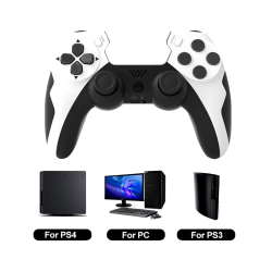 GAMINJA P48 Wireless Gamepad with Six Axis Gyroscope Game Controller For PS4 PS3 Console Dual Vibration PC Joystick