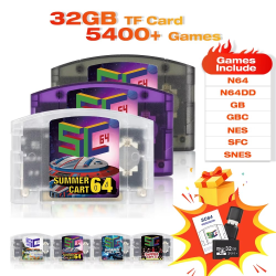 SummerCart64 Open Source N64 Game Card For Nintendo 64 Game Console With Simulator Function Compatibility 5400+ games