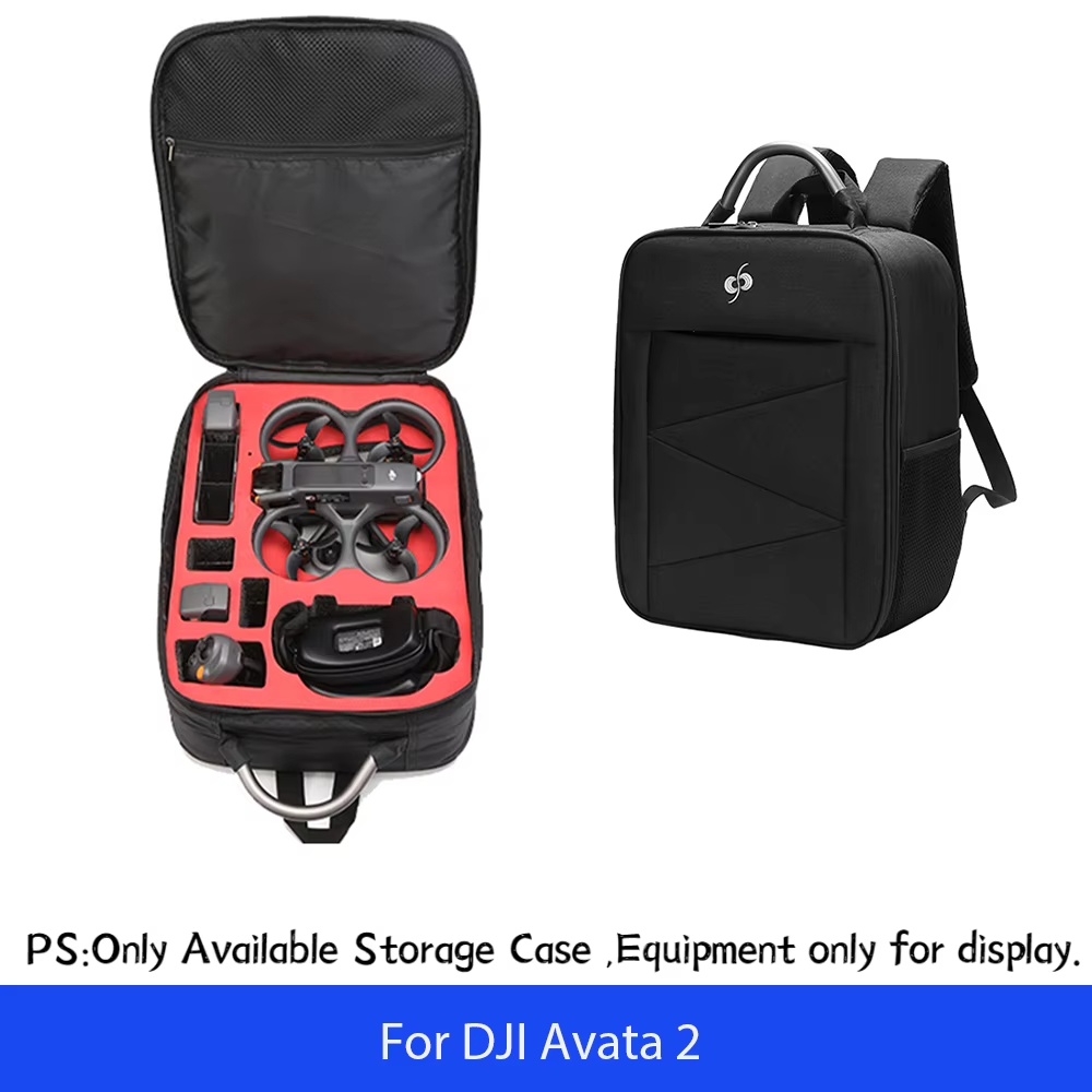 Bagpack For DJI Avata/Avata 2 Flight Glasses 3/2 Drone Accessories Large Capacity Storage Bag