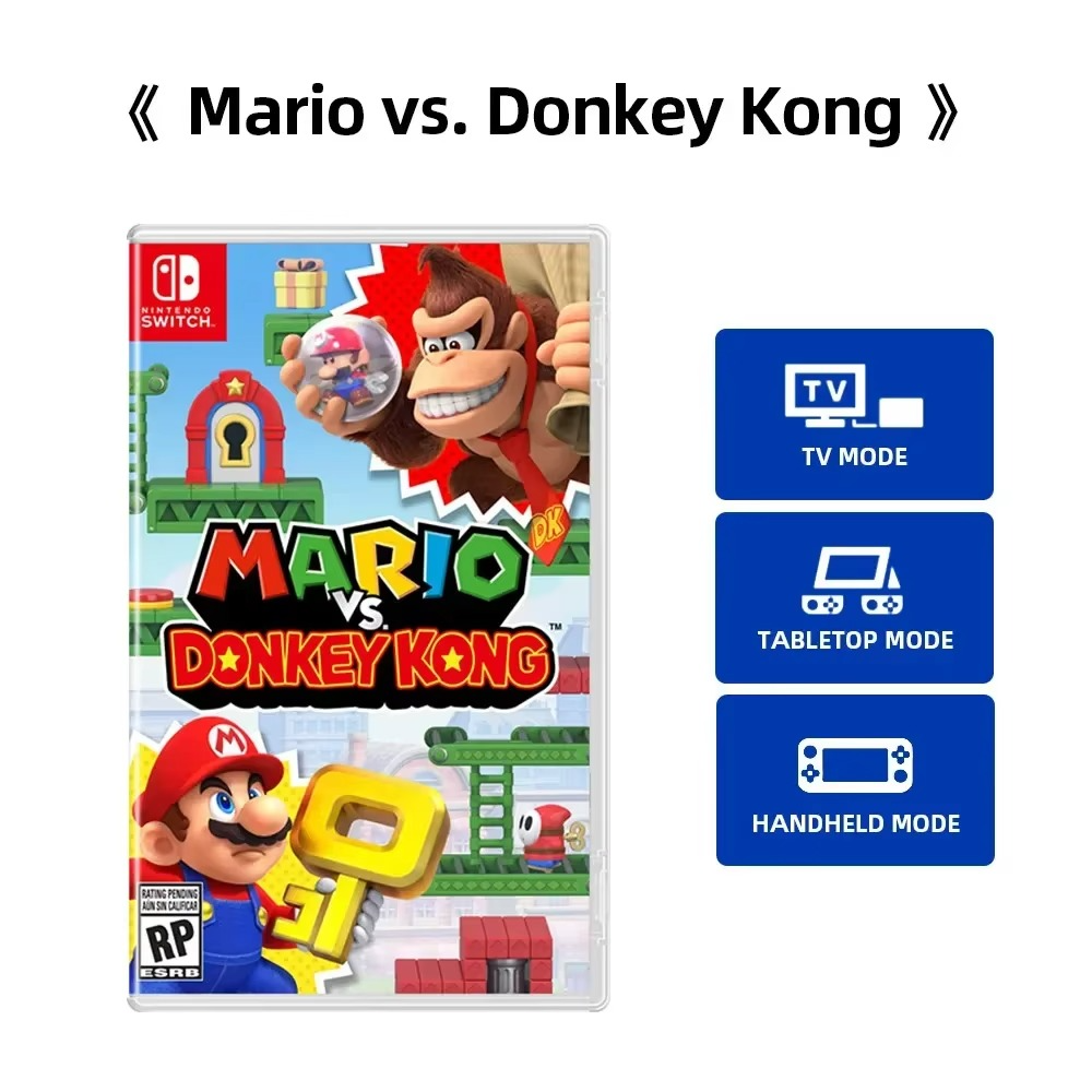 Mario Vs. Donkey kong - Nintendo Switch Game Deals 100% Original Games Cartridge Physical Card Support TV Tabletop Handheld