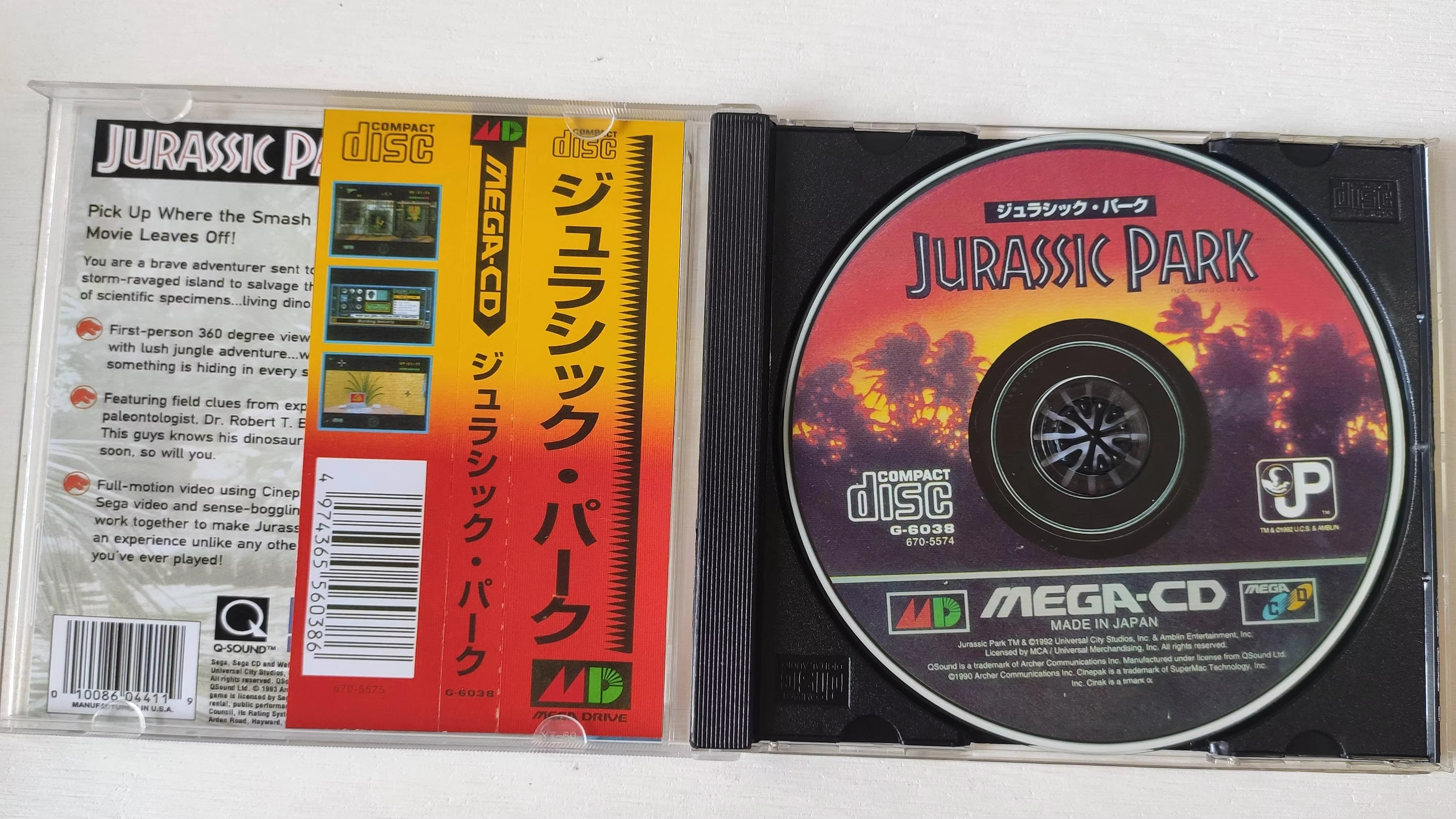 Mega CD Copy Disc Jurassic Game Unlock Console Megasega Retro Optical Driver Retro Video Game Machine Parts
