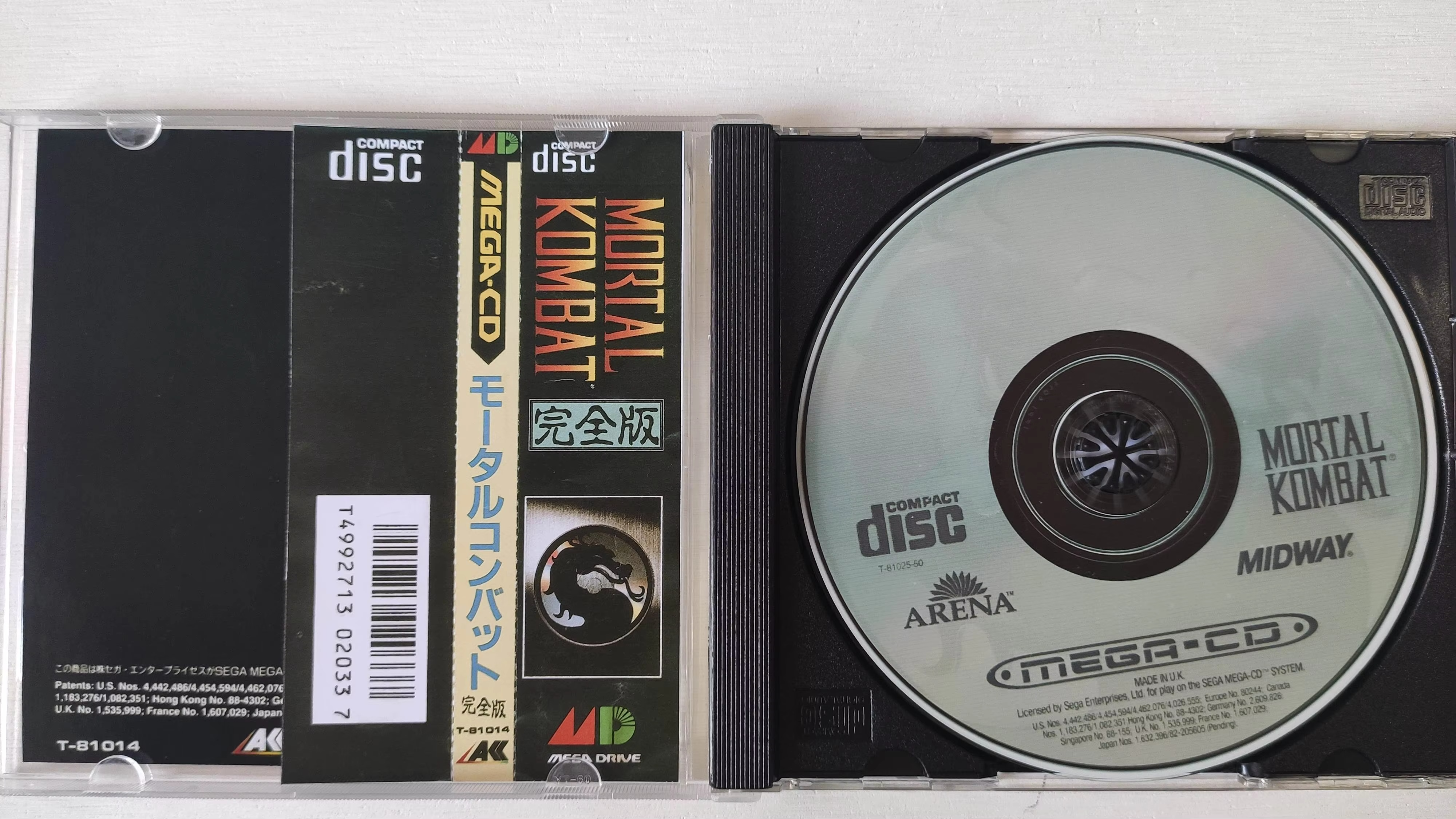 Mega CD Copy Disc Game Mortal Kombat Unlock Console Megasega Retro Optical Driver Retro Video Game Machine Parts