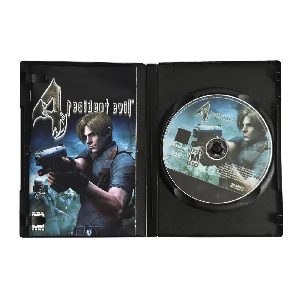 PS2 Resident Evil Series With Manual Copy Game Disc Unlock Console Station2 Retro Optical Driver Direct Reading Video Game Parts