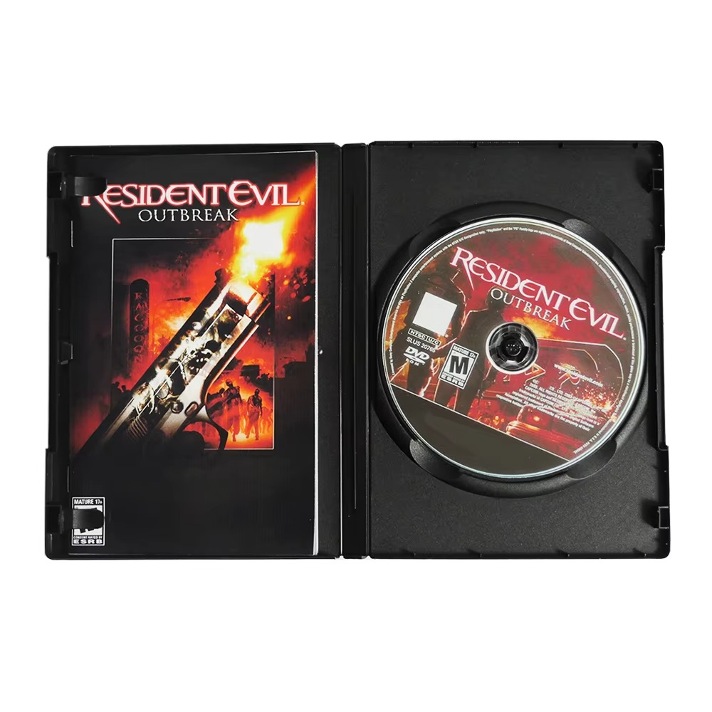 PS2 Resident Evil Series With Manual Copy Game Disc Unlock Console Station2 Retro Optical Driver Direct Reading Video Game Parts