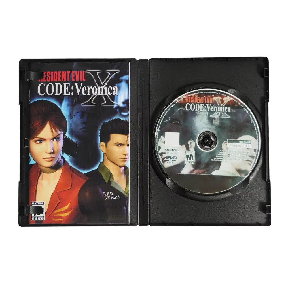 PS2 Resident Evil Series With Manual Copy Game Disc Unlock Console Station2 Retro Optical Driver Direct Reading Video Game Parts