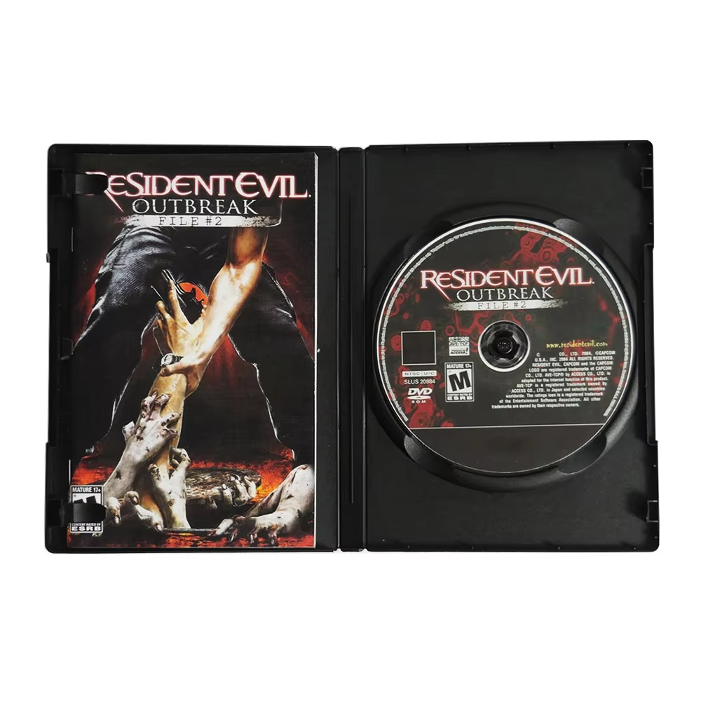 PS2 Resident Evil Series With Manual Copy Game Disc Unlock Console Station2 Retro Optical Driver Direct Reading Video Game Parts