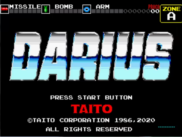 MD Game : DARIUS EXTRA VERSION