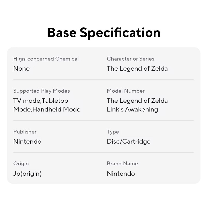 The Legend of Zelda Link's Awakening Nintendo Switch Game Deals 100% Original Physical Game Card Adventure Genre for Switch OLED
