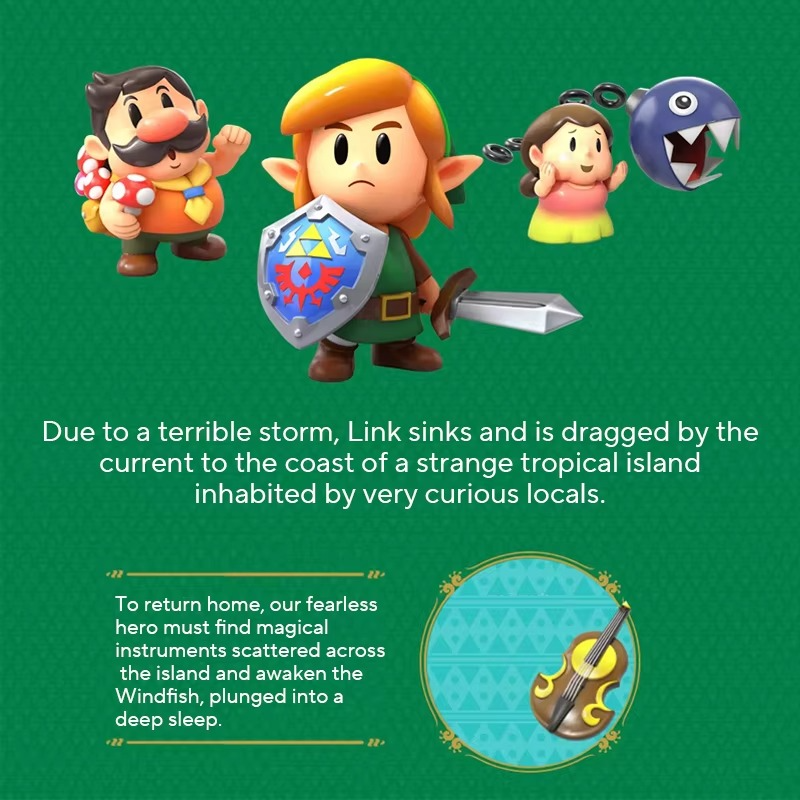 The Legend of Zelda Link's Awakening Nintendo Switch Game Deals 100% Original Physical Game Card Adventure Genre for Switch OLED