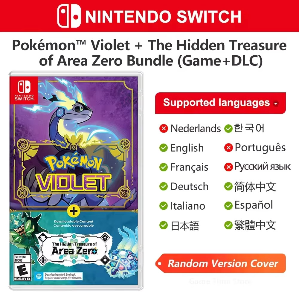 Pokémon Nintendo Switch Game Pokemon Pearl Diamond Sword Shield Pokémon Arceus Scarlet Violet Pikachu Lets Go Physical Game Card