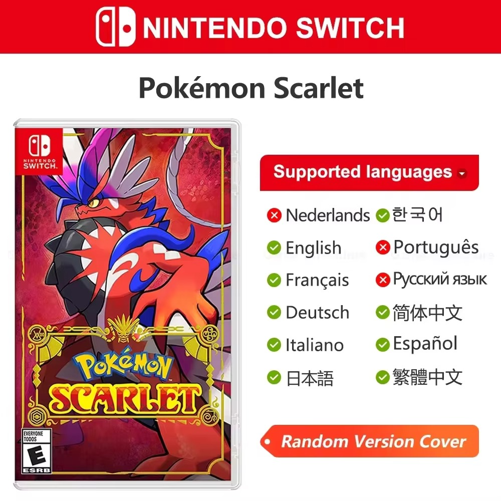 Pokémon Nintendo Switch Game Pokemon Pearl Diamond Sword Shield Pokémon Arceus Scarlet Violet Pikachu Lets Go Physical Game Card
