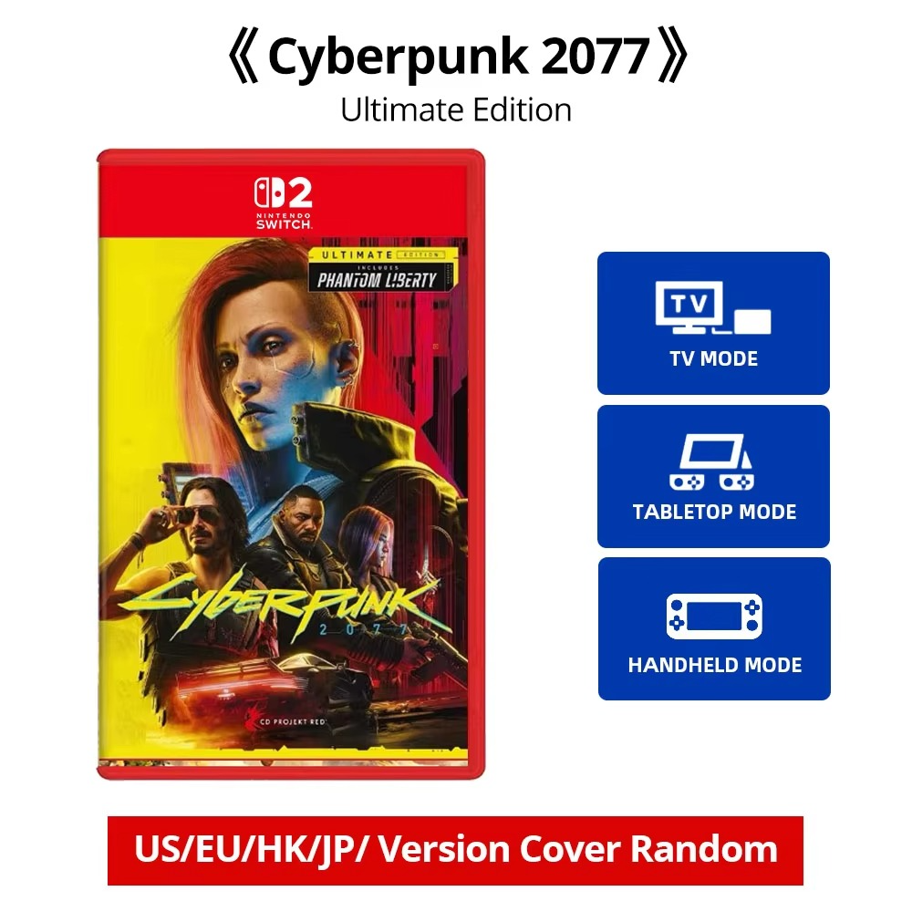 Nintendo Switch 2 Game Deals - Cyberpunk 2077 Ultimate Edition - Games Adventure Action and RPG Genre Switch 2 Edition