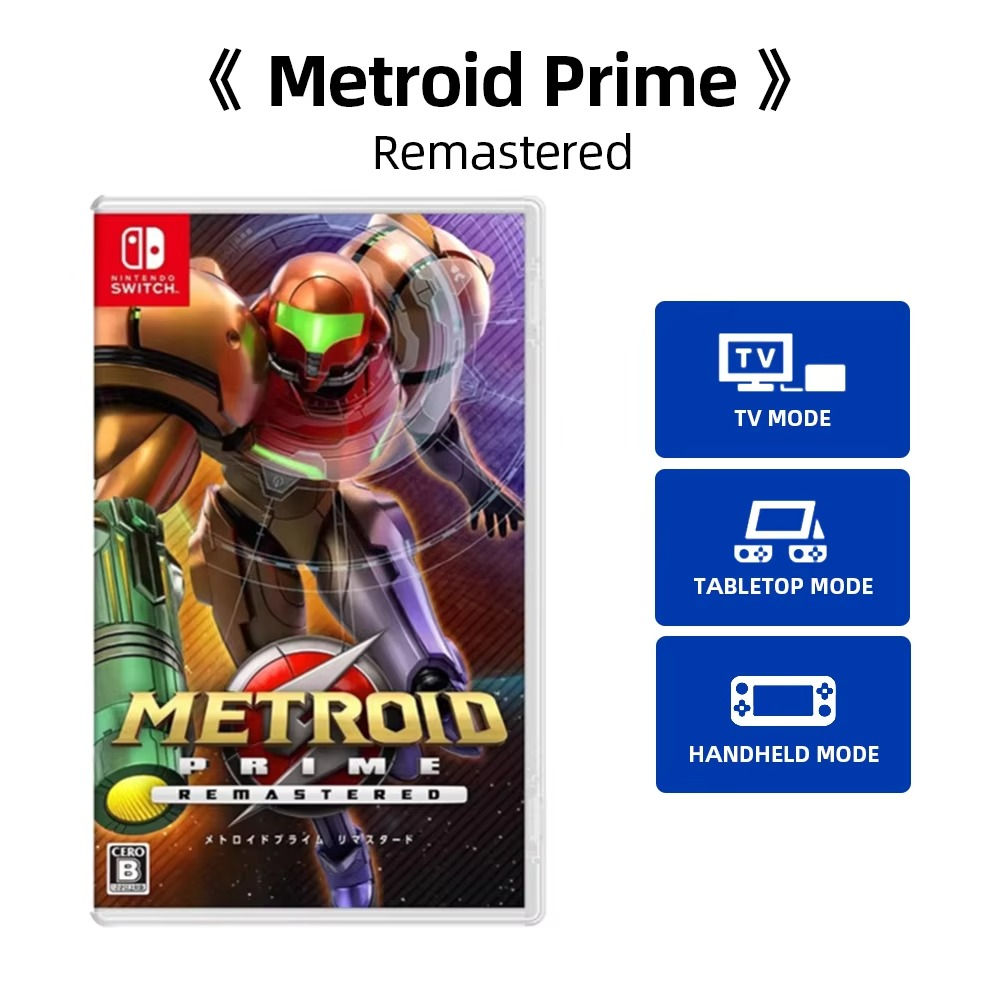 Nintendo Switch - Metroid Prime™ Remastered - Games Physical Cartridge