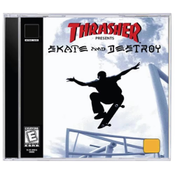 PS1 Thrasher Skate and Destroy With Manual Disc Copy Game Unlock Console Station1 Retro Optical Driver Video Game Parts