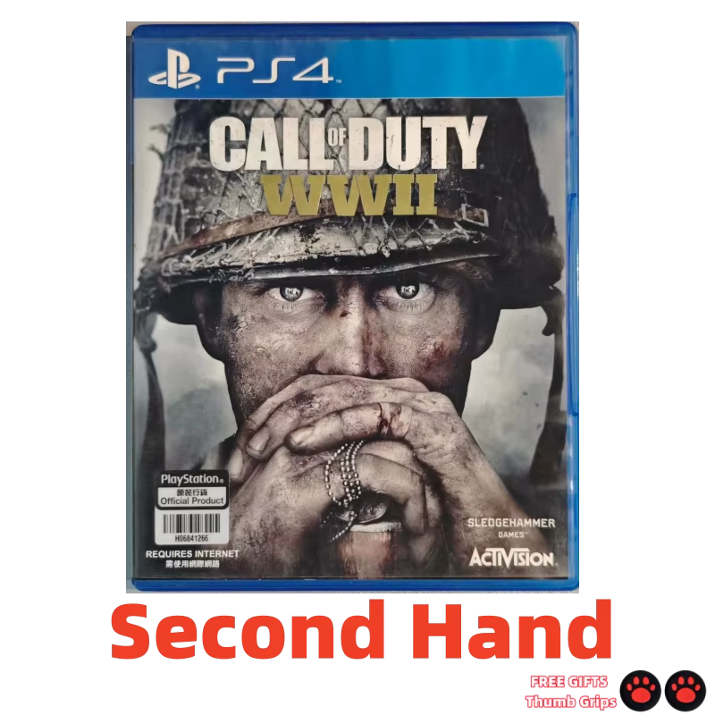 Second Hand Game CD Sony Playstation 4 PS4 Call of Duty WWII Game Card Ps5 Games Disks Call of Duty: WWII COD WW2