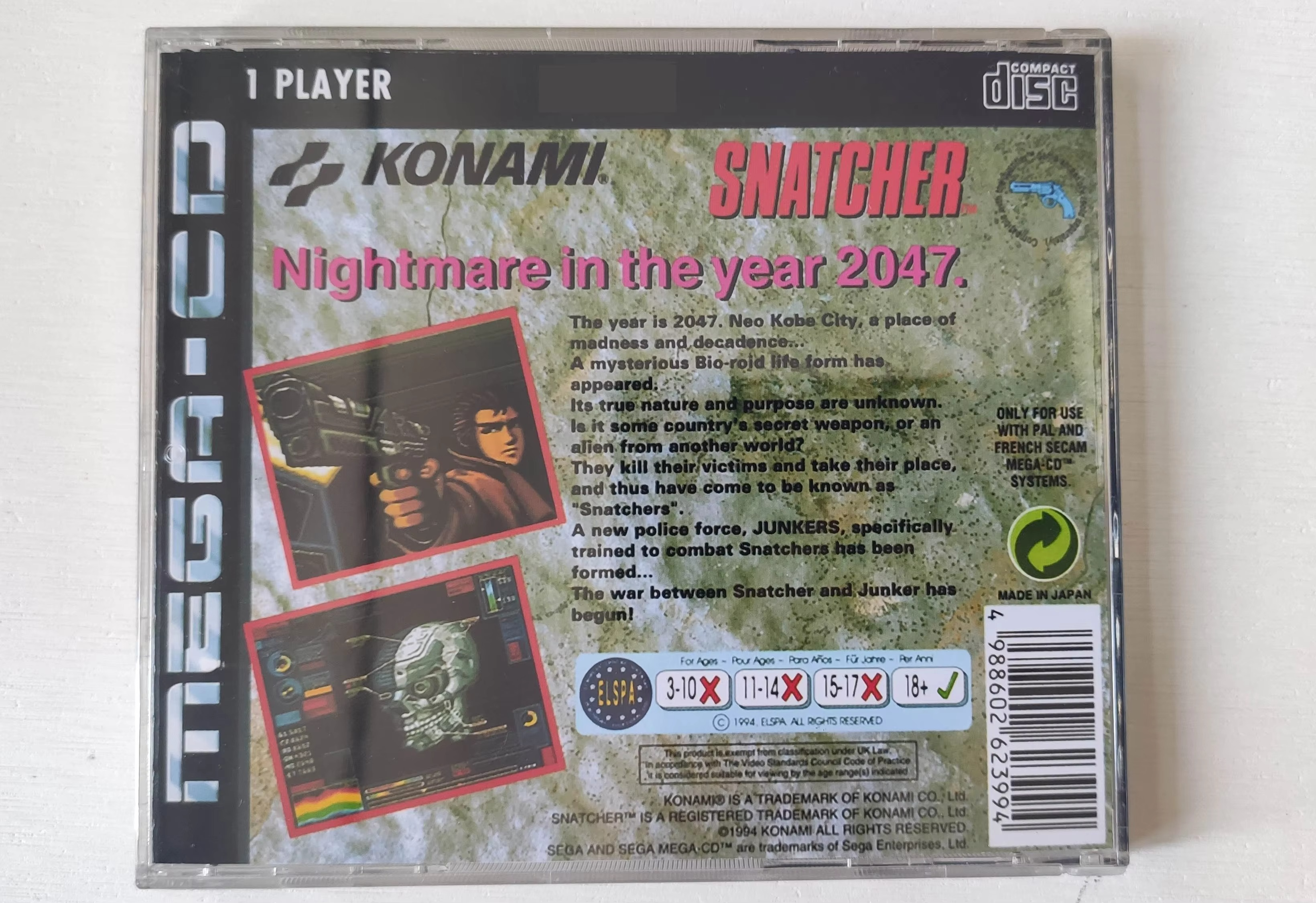 Mega CD Copy Disc Snatcher Game Unlock Console Megasega Retro Optical Driver Retro Video Game Machine Parts