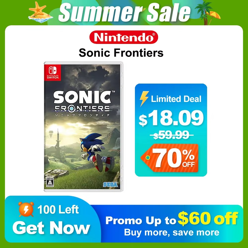 Sonic Frontiers Nintendo Switch Game Deals 100% Official Physical Game Card Action Genre for Switch OLED Lite Game Console