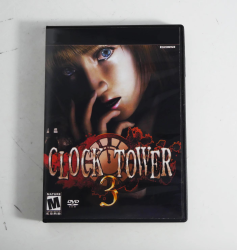 PS2 Clock Tower 3 With Manual Copy Disc Game Black Bottom Unlock Console Station 2 Retro Optical Driver Video Game Parts