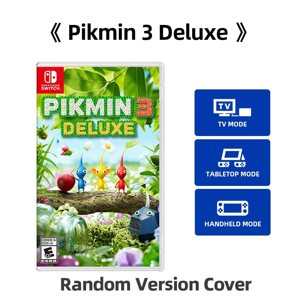 Nintendo Switch - Pikmin 3 Deluxe - Games Cartridge Physical Card Support TV Tabletop Handheld Mode
