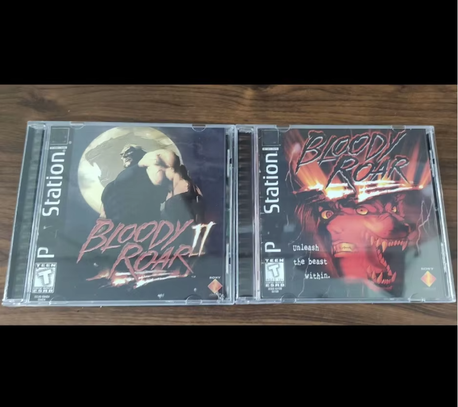 PS1 Bloody Roar Series Copy Game Disc Unlock Console Station1 Retro Optical Driver Video Game Parts