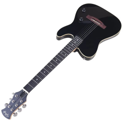 Thin Body 6 String Silent Acoustic Guitar 39 Inch Silence Electric Folk Guitar Solid Wood Top High Gloss Solid Okoume Wood
