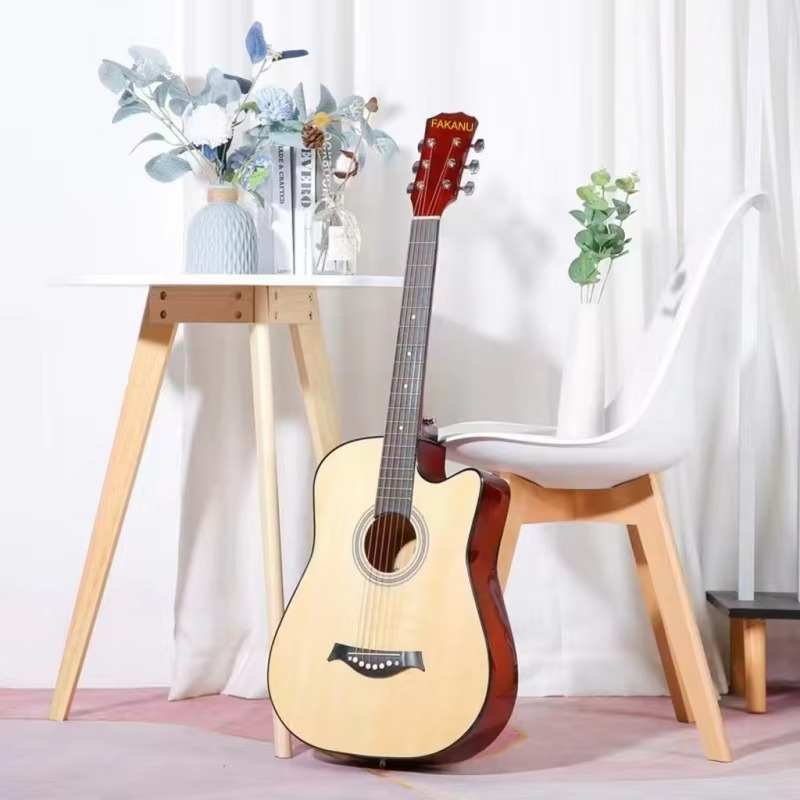 Beginner's 38-inch Acoustic Classical Guitar Adults Performance Accompaniment Musical Instruments Rosewood Practice Guitar