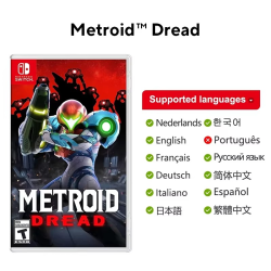 Metroid Dread Nintendo Switch Game Deals 100% Original Physical Game Card Adventure Genre for Nintendo Switch Game Console