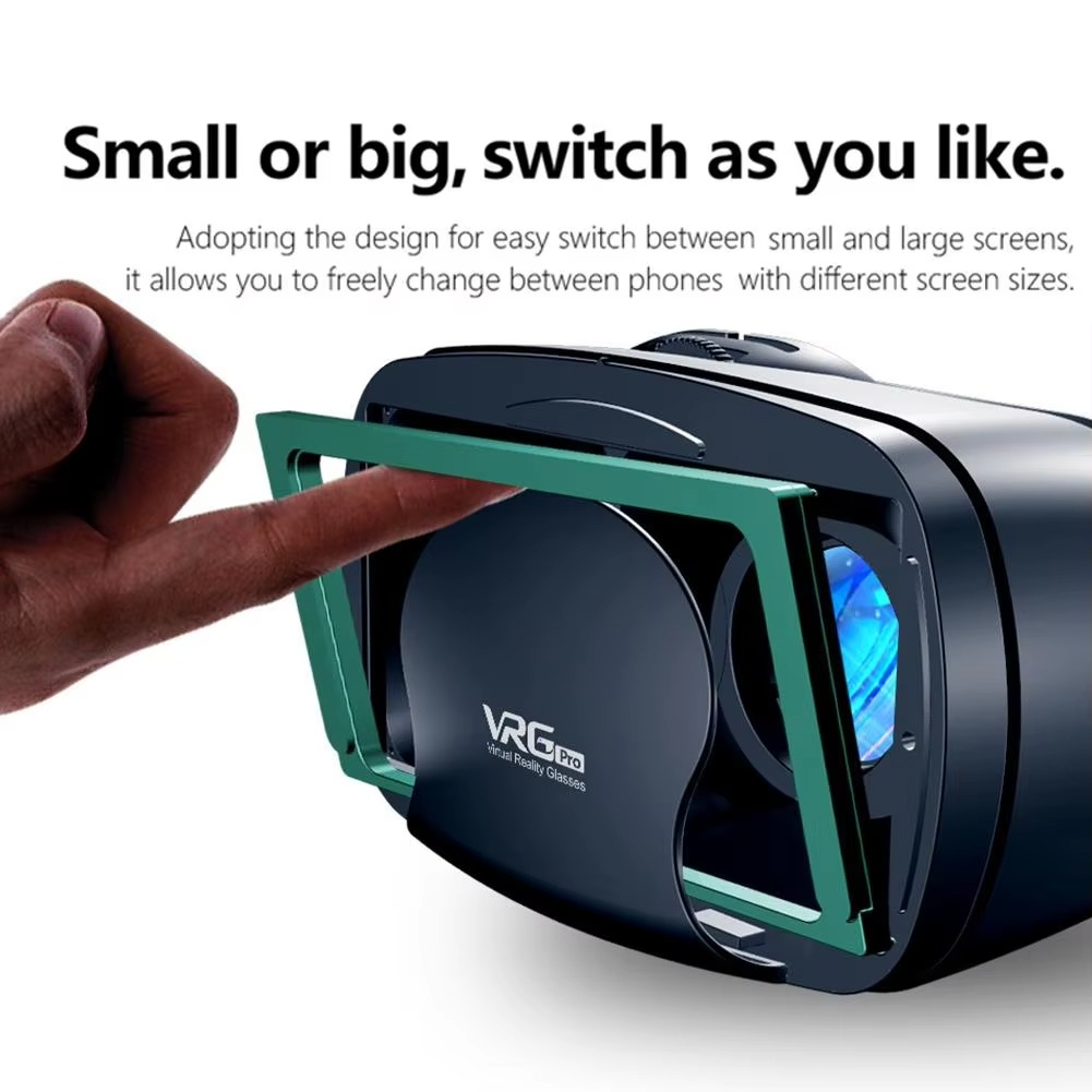 Virtual Reality 3D VR Glasses Headset Smart Helmet for Smartphones with Headphone Controller Viar Binoculars