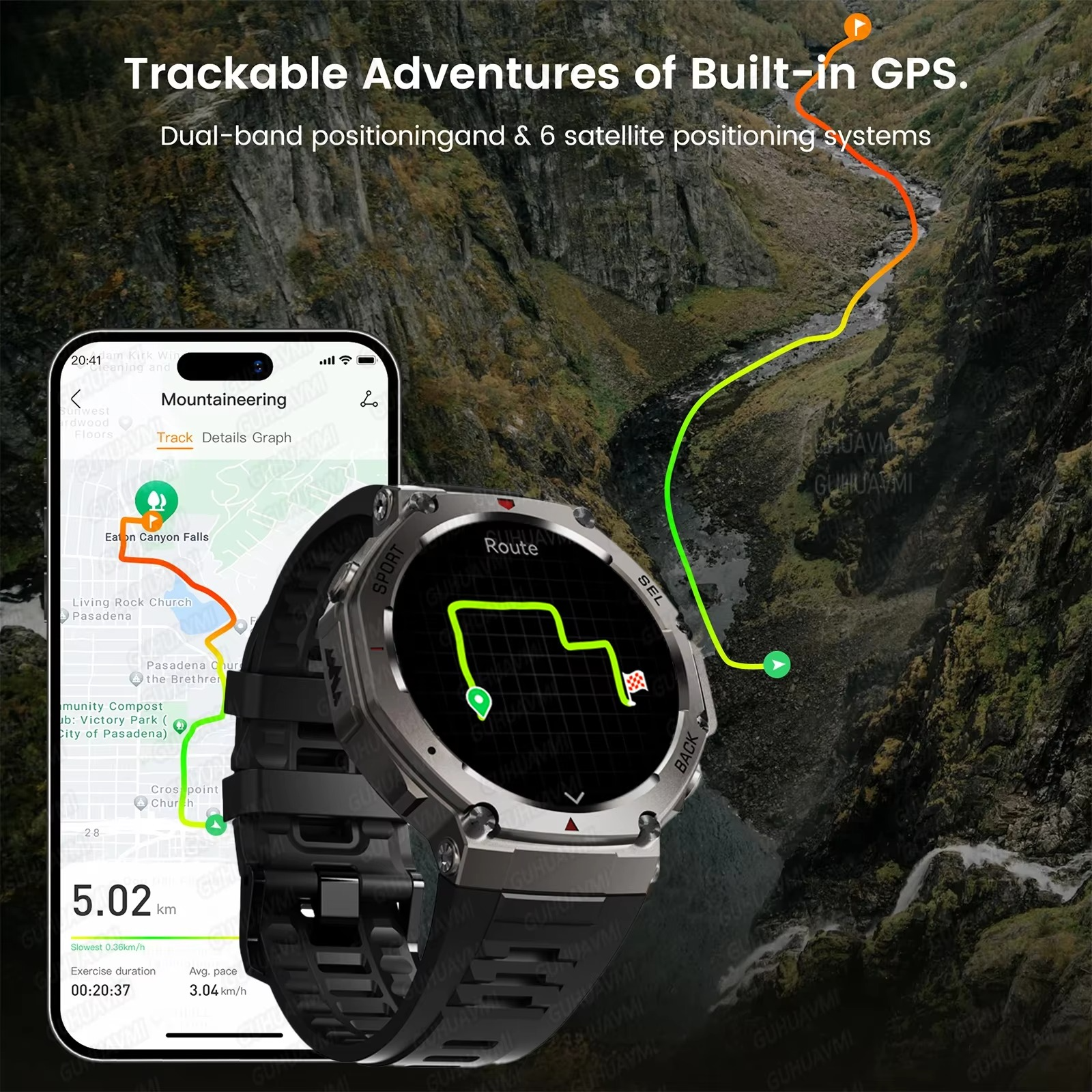 New T-Rex3 GPS Smart Watches 2025 for Xiaomi IOS Military Smartwatch Men 10ATM Waterproof 170 Sport Modes Built-in GPS BT Call