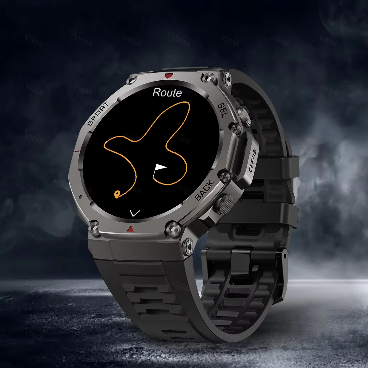 Tactical GPS Smart Watch 2025 for Xiaomi Samsung VWAR T-Rex3 Military Smartwatch Men 50m Waterproof Built-in GPS Bluetooth Call