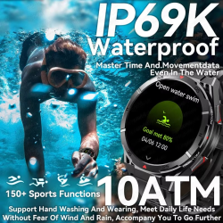 For HUAWEI GPS Professional Outdoor Exercise Smartwatch 1.45"Ultra HD uilt-in GPS Compass BT Calls 480mAh Health Test Watch 2025
